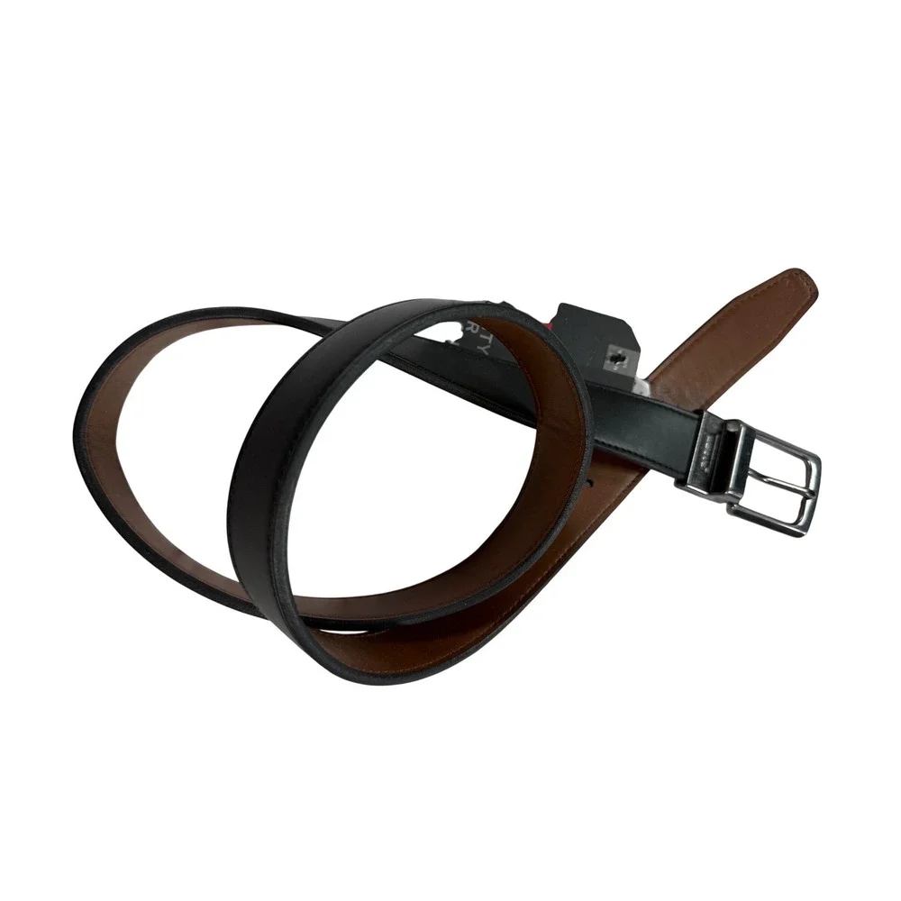 Levi's Reversible Belt Mens 40 Black Brown New Swivel Buckle 38016-0351